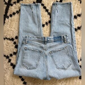 Abercrombie & Fitch Ultra High Rise 90’s Straight Jeans - Curve Love XS Short